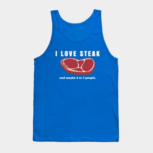 I Love Steak Tank Top